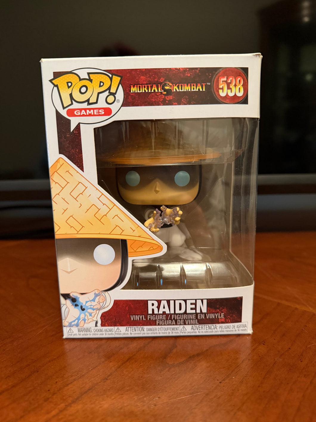 Funko Pop! Games #538 Raiden – Mortal Kombat X Vinyl Figure (2019) | Thunder God Collectible