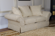 Load image into Gallery viewer, Monterey Rolled Arm Ivory Loveseat
