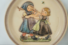 Load image into Gallery viewer, Lot of 2 Goebel M.J. Hummel Annual Collector Plates Stormy Weather 1975 &amp; Spring Dance 1980
