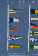 Load image into Gallery viewer, Framed Australian Olympic Committee Commemorative with Metal Rowing Oar Pins 1896–2000

