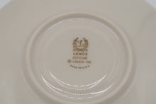 Load image into Gallery viewer, Lenox Adrienne Saucer Plates – Set of 10 – Green &amp; Platinum Trim – Made in USA
