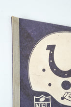 Load image into Gallery viewer, Vintage 1967 Baltimore Colts NFL Felt Pennant Football Helmet
