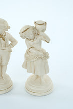 Load image into Gallery viewer, Vintage Alexander Backer Co. (ABCO) Porcelain Figurines – Pair of 10" Colonial Children
