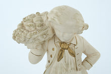 Load image into Gallery viewer, Vintage Alexander Backer Co. (ABCO) Porcelain Figurines – Pair of 10" Colonial Children
