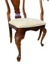 Load image into Gallery viewer, Set of 10 Stanley Solid Cherry Queen Anne Chairs
