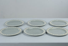 Load image into Gallery viewer, Wedgwood Queens Ware Embossed Grape Vine 10 Inch Dinner Plates Set of 6 Vintage
