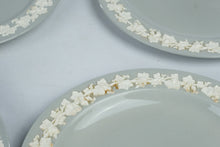 Load image into Gallery viewer, Wedgwood Queens Ware Embossed Grape Vine 10 Inch Dinner Plates Set of 6 Vintage

