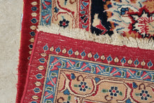 Load image into Gallery viewer, Persian Style Hand Knotted Wool Rug 98 x 123 Red Floral Medallion
