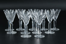 Load image into Gallery viewer, Set of 11 Sheila Claret Cordial / Liqueur Glasses – Waterford Crystal – 4” Tall
