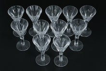 Load image into Gallery viewer, Set of 11 Sheila Claret Cordial / Liqueur Glasses – Waterford Crystal – 4” Tall
