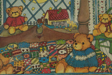 Load image into Gallery viewer, Lucy and Me Lucy Rigg Teddy Bear Prints 1985 Enesco Framed Pair Nursery Art
