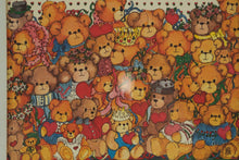 Load image into Gallery viewer, Lucy and Me Lucy Rigg Teddy Bear Prints 1985 Enesco Framed Pair Nursery Art
