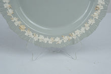 Load image into Gallery viewer, Wedgwood Etruria Embossed Queens Ware 12 Inch Celadon Blue Serving Platter
