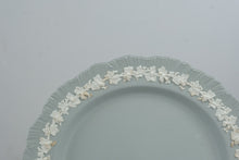 Load image into Gallery viewer, Wedgwood Etruria Embossed Queens Ware 12 Inch Celadon Blue Serving Platter
