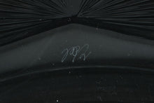 Load image into Gallery viewer, 12 Crystal Crescent Side Plates – Radiant Sunburst Pressed Crystal – Signed
