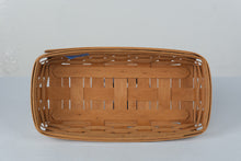 Load image into Gallery viewer, Longaberger Vintage 1988 Rectangular Woven Bread Basket 15 Inch USA
