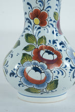 Load image into Gallery viewer, Hand-Painted Delft Floral Vase by Oud Delft, Holland - 162
