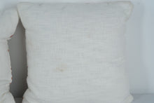 Load image into Gallery viewer, Terracotta Bloom Pillow Pair – 17&quot; Square Decorative Throw Pillows

