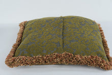 Load image into Gallery viewer, Mohawk Home 18 Inch Patchwork Tapestry Throw Pillow Fringe Paisley Floral

