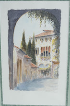 Load image into Gallery viewer, Roger Duvall Via Del Forno Casa di Giulietta Verona Prints Framed Set Gold 24x18
