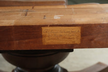 Load image into Gallery viewer, Antique Federal Revival Mahogany Extension Dining Table with 4 Leaves, Dated 1914

