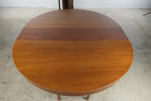 Load image into Gallery viewer, Antique Federal Revival Mahogany Extension Dining Table with 4 Leaves, Dated 1914
