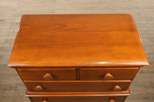 Load image into Gallery viewer, 1950s Solid Wood Chest-on-Chest Dresser
