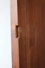 Load image into Gallery viewer, 19th Century English Mahogany Linen Press Armoire with Flame Veneer Panels
