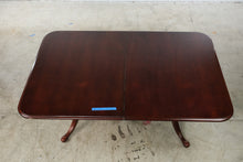 Load image into Gallery viewer, Solid Wood Double Pedestal Dining Table with Traditional Turned Bases
