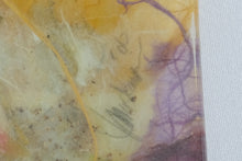 Load image into Gallery viewer, Handmade Botanical Decoupage Glass Platter Tropical Flower 16 x 8
