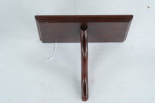 Load image into Gallery viewer, Mahogany Wall Shelf with Curved Bracket Traditional Display Shelf
