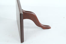Load image into Gallery viewer, Mahogany Wall Shelf with Curved Bracket Traditional Display Shelf
