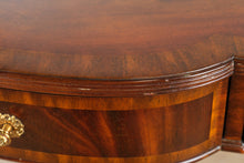Load image into Gallery viewer, Maitland Smith Federal Style Flame Mahogany Three Drawer Console Table
