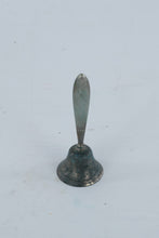 Load image into Gallery viewer, Vintage Sterling Silver Hand Bell 5 Inch Simple Handle Patina
