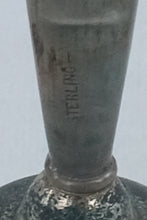 Load image into Gallery viewer, Vintage Sterling Silver Hand Bell 5 Inch Simple Handle Patina
