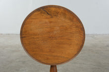Load image into Gallery viewer, Antique Mahogany Tilt-Top Pedestal Side Table with Tripod Base
