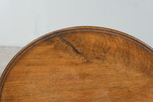 Load image into Gallery viewer, Antique Mahogany Tilt-Top Pedestal Side Table with Tripod Base
