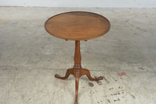 Load image into Gallery viewer, Antique Mahogany Tilt-Top Pedestal Side Table with Tripod Base
