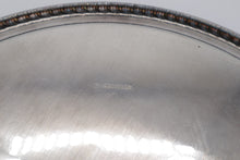 Load image into Gallery viewer, Wm Rogers Silver Plate Round Platter #171 – Etched Floral Design with Rope Edge
