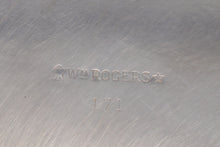 Load image into Gallery viewer, Wm Rogers Silver Plate Round Platter #171 – Etched Floral Design with Rope Edge
