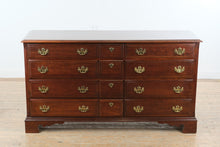Load image into Gallery viewer, Pennsylvania House Solid Cherry Triple Dresser with Brass Hardware and Mirror
