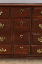 Load image into Gallery viewer, Pennsylvania House Solid Cherry Triple Dresser with Brass Hardware and Mirror
