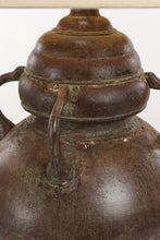 Load image into Gallery viewer, Pair of Aged Copper Lamps
