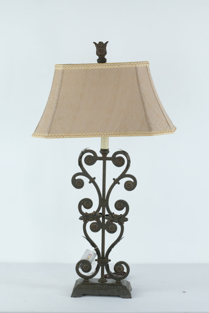 Tall Wrought Iron Lamp by Pacific Coast Lighting
