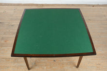 Load image into Gallery viewer, Mahogany Flip Top Game Table with Inlaid Border and Felt Playing Surface II
