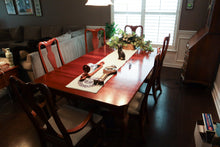 Load image into Gallery viewer, Solid Cherry Lexington Furniture Dining Table with 6 Chairs &amp; 2 Leaves
