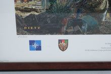 Load image into Gallery viewer, First In Last Out Limited Edition Military Art Print by James Dietz Signed Framed 35 x 22
