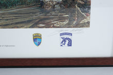 Load image into Gallery viewer, First In Last Out Limited Edition Military Art Print by James Dietz Signed Framed 35 x 22
