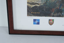 Load image into Gallery viewer, First In Last Out Limited Edition Military Art Print by James Dietz Signed Framed 35 x 22
