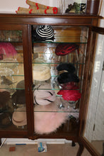 Load image into Gallery viewer, Antique 2-Door Curio / China Cabinet with Queen Anne Legs
